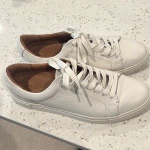 Frye “Ivy Low Lace” White Sz 8 1/2 Leather Sneaker